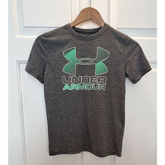 Under Armour Short Sleeve Shirt Loose Fit Heat Gear Youth Medium - Picture 1 of 5